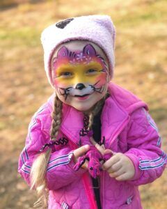 Milujsmějsežij - malování na obličej, kočka