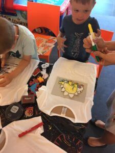 Milujsmějsežij - výroba triček, workshop