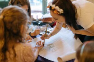 Milujsmějsežij - narozeninové dětské oslavy, malování